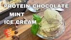 Protein Mint Chip Ice Cream: A delicious and healthy treat