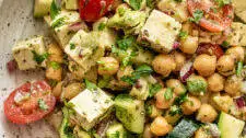Protein Packed Avocado Chickpea Salad