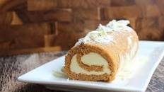 Pumpkin Roll With White Chocolate Cream Cheese Recipe