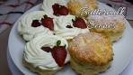 Quick and Easy, Fluffy Buttermilk Scones Recipe | Buttermilk ...