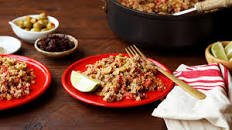 Quinoa Beef Picadillo