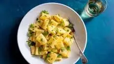 Rigatoni with Olive Oil, Garlic and Parsley