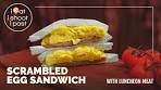 Scrambled Eggs and Luncheon meat Sandwich - ieatishootipost