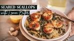 Seared Scallops with Lemon Butter and Capers