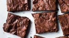 Seriously Fudgy Homemade Brownies