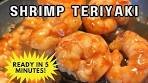 Shrimp Teriyaki Recipe 🍤 The EASIEST 5-Minute Japanese ...
