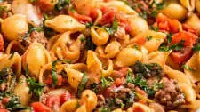 Simple Beef Pasta Skillet