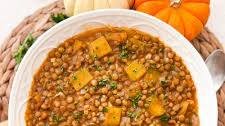 Spanish Lentil Stew with Pumpkin