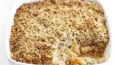 Spicy apple crumble