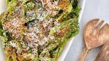 Spicy Caesar Salad with Toasted Breadcrumbs