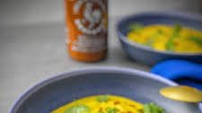 Spicy Roasted Butternut Squash and Apple Soup