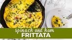 Spinach and Ham Frittata
