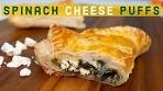 Spinach Cheese Puffs / Spinach and Feta Puff Pastry