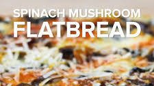 Spinach Mushroom Flatbread Recipe by Tasty