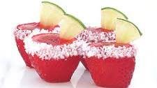 Strawberry Margarita Jell-O Shooters