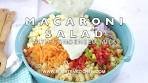Sweet and Tangy Macaroni Salad (with condensed milk)