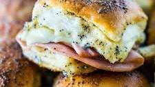 Sweet Ham and Swiss Sliders