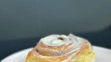 Sweet Potato Cinnamon Rolls with Brown Sugar Cream Cheese Glaze