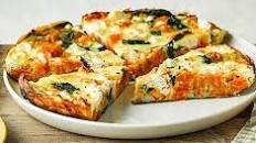 Sweet potato, spinach & feta tortilla
