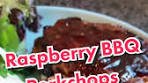 sweet & tangy raspberry bbq pork chops🥵🥵🥵 #porkchops ...