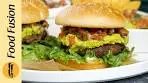 Taco Beef Burger with Guacamole and Salsa Recipe By Food ...