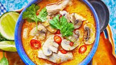 Thai-inspired coconut chicken soup