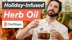 Thanksgiving Flavor in a Bottle: How to Make Herb-Infused Oil