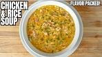 The BEST Chicken & Rice Soup EVER