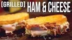 The Best Grilled Ham and Cheese Ever | SAM THE COOKING ...