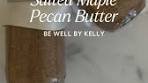This salty, maple pecan butter is seriously addictive! The ...