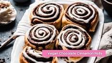 Vegan Chocolate Cinnamon Rolls