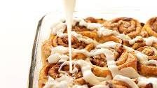 Vegan Pumpkin Cinnamon Rolls