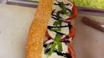 We see you looking ... This Caprese sub with added prosciutto ...
