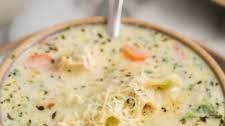 White Chicken Lasagna Soup