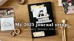 2025 aesthetic journal setup | Decorating with me | creative ...