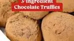 3-Ingredient Chocolate Truffle Recipe | Homemade Chocolte ...