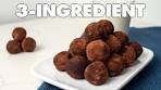 3 Ingredient Cocoa Truffles - Easy and Delicious Truffles Recipe!