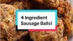 4 Ingredient Sausage Balls! 🔥🙌 These are always a fan ...