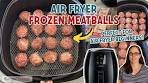 Air Fryer Frozen Meatballs + Air Fryer Spaghetti Hack