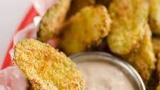 Airfryer Parmesan Dill Fried Pickle Chips