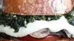 Amazing Spinach Cheese Melt with vegan mozzarella cream ...