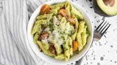 Avocado Garlic Pasta