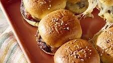 BBQ, Bacon, and Caramelized Onion Cheeseburger Sliders