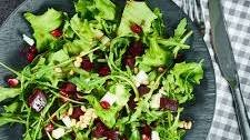 Beetroot Pomegranate Goat Cheese Salad