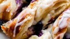 Blueberry Cream Cheese Pastry Braid