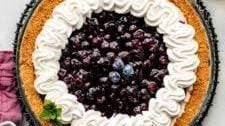 Blueberry Cream Cheese Pie