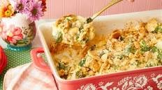 Broccoli Cheese and Cracker Casserole