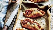 Butternut squash, feta and chilli puff pastry rolls recipe