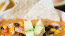 Cheesy Chicken Taco Soup