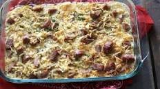 Cheesy Smoked Sausage Casserole -B